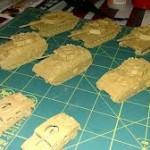 Primed miniatures